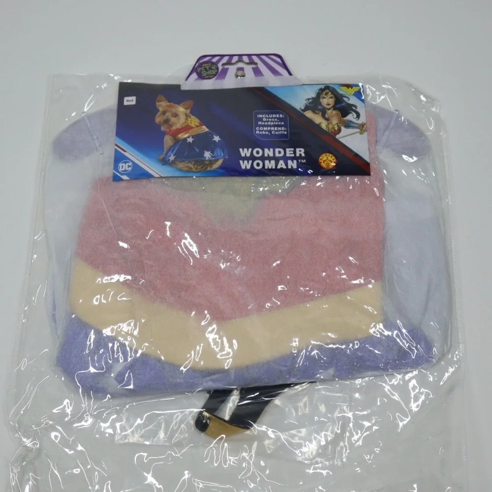 DC Comics Wonder Woman Dog 2-pc. Pet Costumes - Size‎ Medium